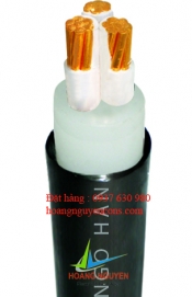 Cáp điện lực 3 ruột đồng cách điện XLPE, vỏ bọc PVC : (CXV-3R-0.6/1kV)