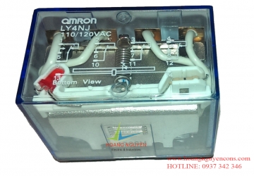 Relay trung gian (relay kiếng) Omron LY4N AC200/240
